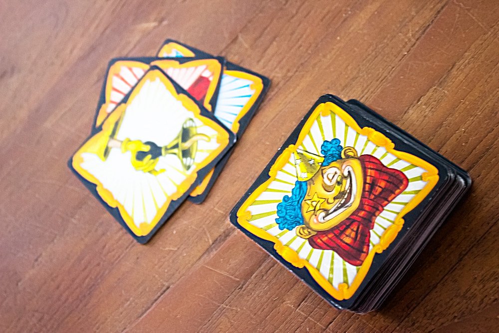 Kaarten uit het spel Clown Face