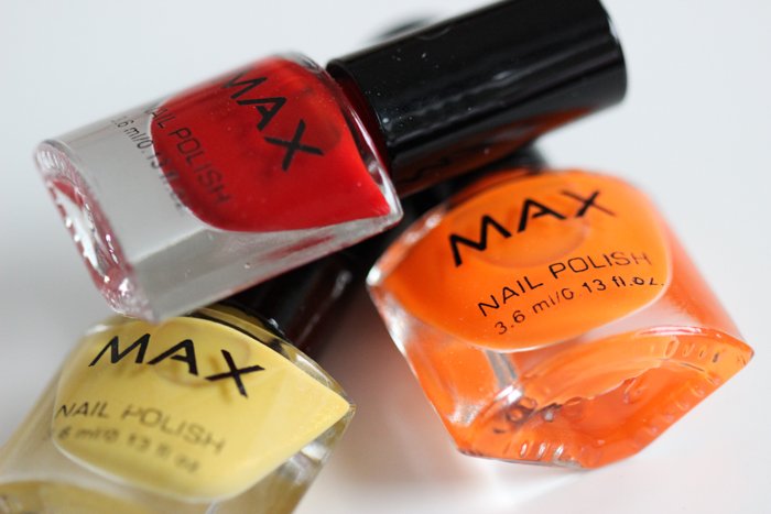 Action MAX nagellaksetje van 3 kleuren