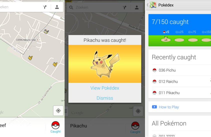 Google Maps Pokémon Challenge (1 april!)