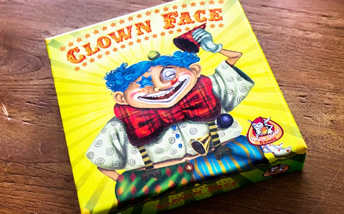 Doos van het spel Clown Face